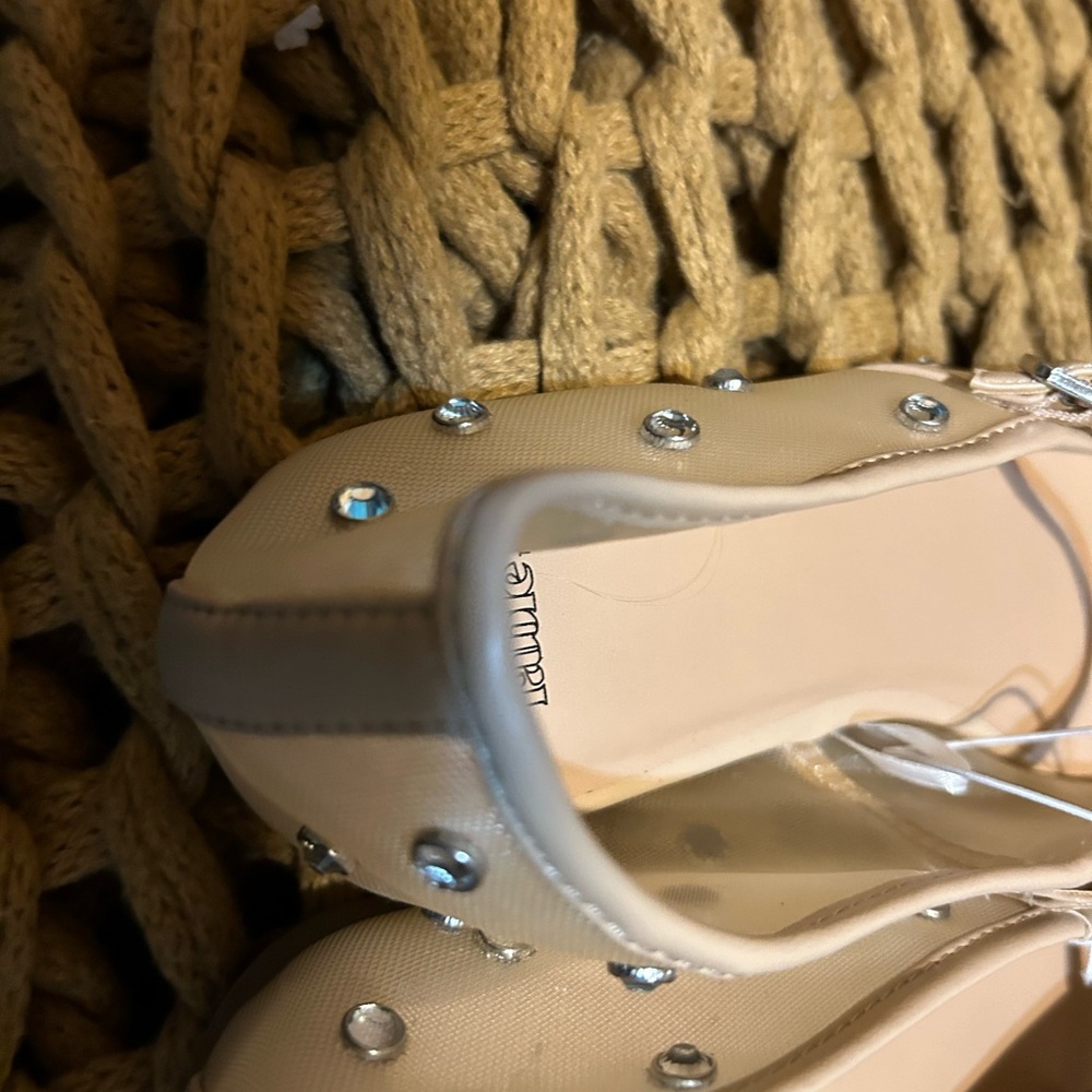 Mary Jane mesh flats